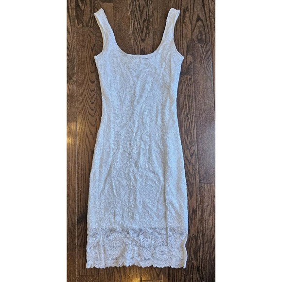 JS Collections Dresses & Skirts - JS COLLECTIONS White Lace Vintage Midi Dress Sz 10 Formal Cocktail Wedding Dress